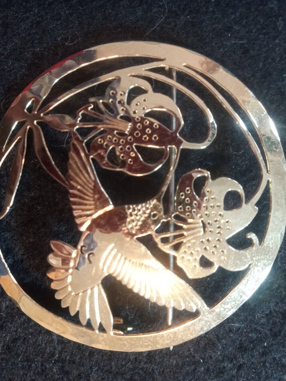 Hummingbird Brooch